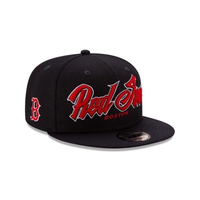 Boston Red Sox Gorra | New Era MLB Slab 9fifty Snapback Cap Mexico - Azules